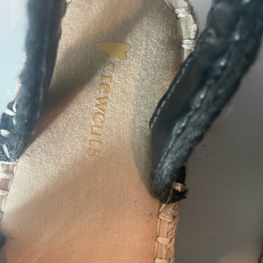 Crewcuts Black and Tan Espadrille Sandals - Picture 2 of 4